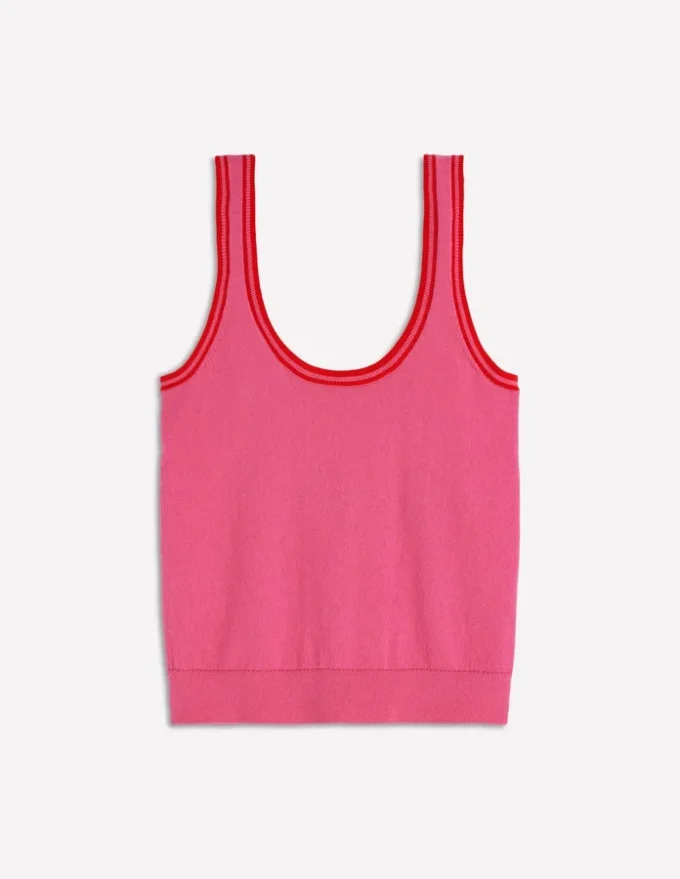 Liz Knitted Tank Pink Liz Knitted Tank Pink