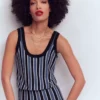 Liz Knitted Tank True Navy Stripe Liz Knitted Tank True Navy Stripe
