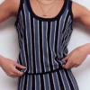 Liz Knitted Tank True Navy Stripe Liz Knitted Tank True Navy Stripe