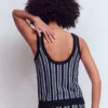 Liz Knitted Tank True Navy Stripe Liz Knitted Tank True Navy Stripe