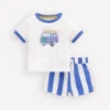 Logo Jersey Play Set Blue Camper Van Stripe