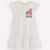 Logo Pocket Jersey Dress Soft Ivory Ice Cream Logo Pocket Jersey Dress Soft Ivory Ice Cream