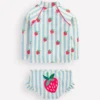 Logo Rash Vest Set Blue Strawberry Patch Logo Rash Vest Set Blue Strawberry Patch
