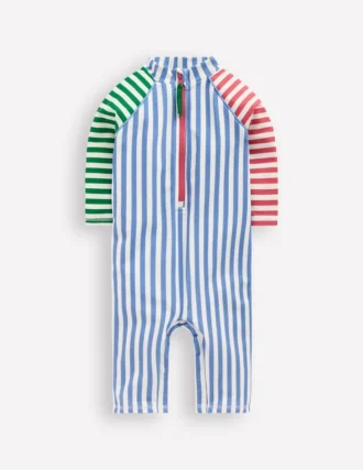 Logo Sun Safe Surfsuit Hotchpotch Stripe