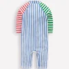 Logo Sun Safe Surfsuit Hotchpotch Stripe Logo Sun Safe Surfsuit Hotchpotch Stripe