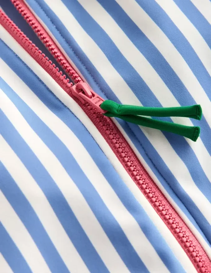 Logo Sun Safe Surfsuit Hotchpotch Stripe Logo Sun Safe Surfsuit Hotchpotch Stripe