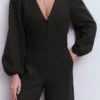 Lola Linen Jumpsuit Black Lola Linen Jumpsuit Black