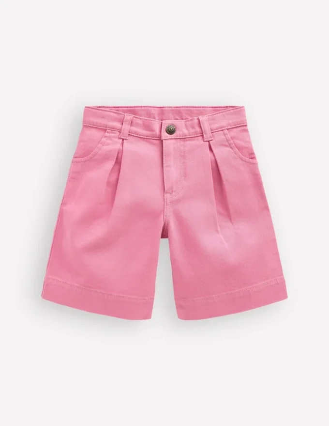 Long Denim Shorts Bubblegum Pink Long Denim Shorts Bubblegum Pink