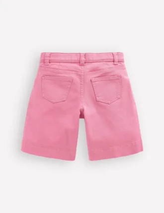 Long Denim Shorts Bubblegum Pink
