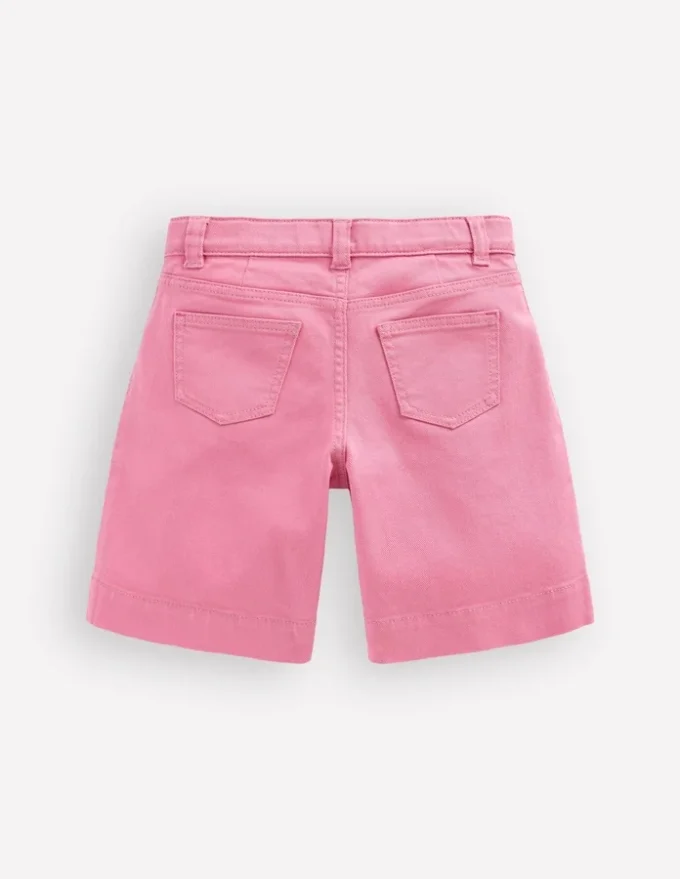 Long Denim Shorts Bubblegum Pink Long Denim Shorts Bubblegum Pink