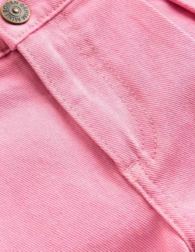 Long Denim Shorts Bubblegum Pink Long Denim Shorts Bubblegum Pink