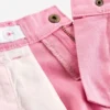 Long Denim Shorts Bubblegum Pink Long Denim Shorts Bubblegum Pink