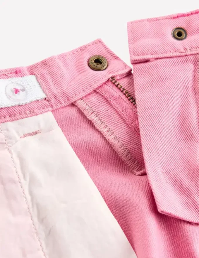 Long Denim Shorts Bubblegum Pink Long Denim Shorts Bubblegum Pink