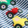 Long Sleeve Appliqué T-Shirt Blue Stripe Tractors Long Sleeve Appliqué T-Shirt Blue Stripe Tractors