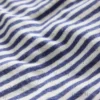 Long Sleeve Pointelle Top Starboard Blue/Soft Ivory