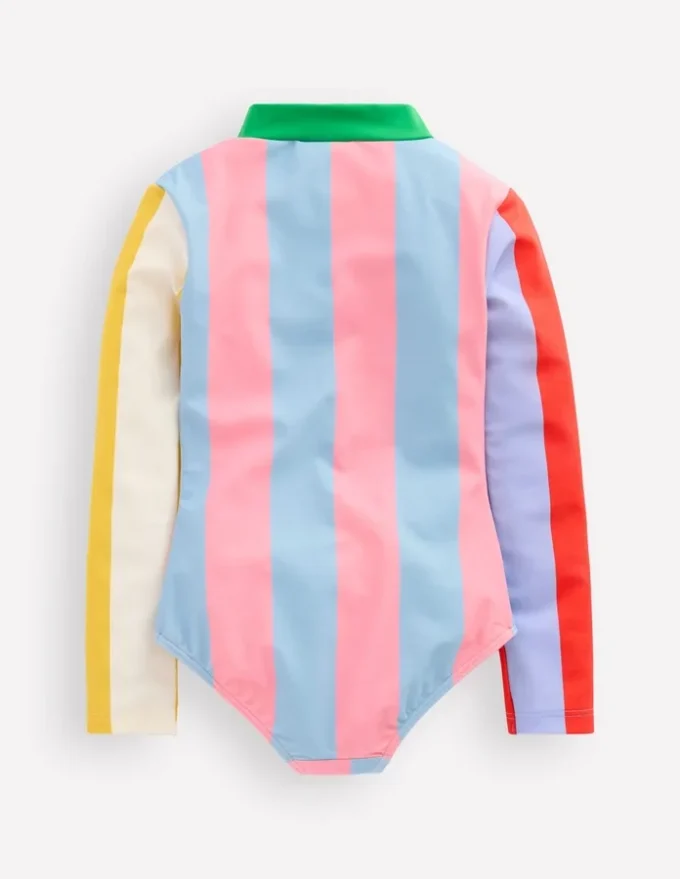 Long-sleeved Swimsuit Hotpotch Stripe