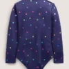 Long-sleeved Swimsuit Rainbow Foil Confetti Spot