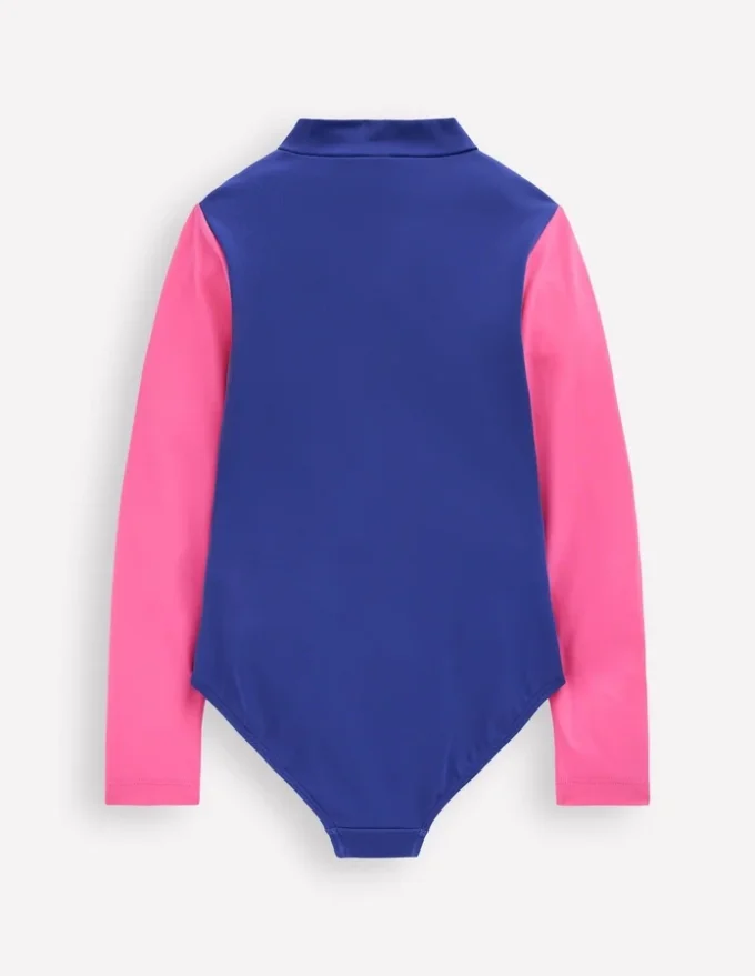 Long-sleeved Swimsuit Rainbow Heart
