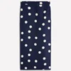 Longline Column Skirt French Navy, Ivory Spot Longline Column Skirt French Navy, Ivory Spot