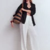 Longline Linen Shirt Black Longline Linen Shirt Black