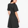 Louisa Short Jersey Dress Black Louisa Short Jersey Dress Black