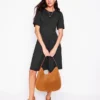 Louisa Short Jersey Dress Black Louisa Short Jersey Dress Black