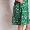 Louisa Short Jersey Dress Highland Green, Leafy Grove Louisa Short Jersey Dress Highland Green, Leafy Grove