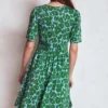 Louisa Short Jersey Dress Highland Green, Leafy Grove Louisa Short Jersey Dress Highland Green, Leafy Grove