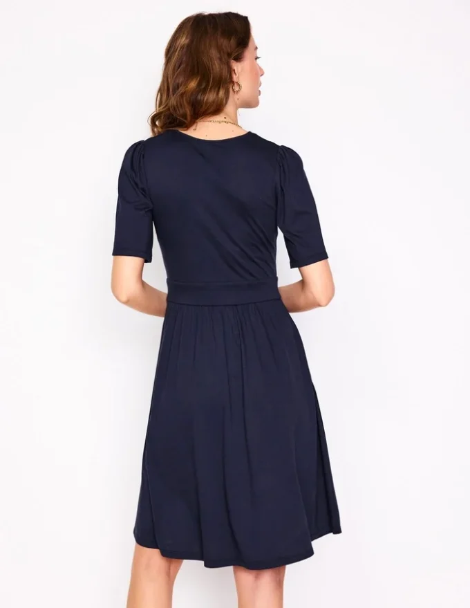Louisa Short Jersey Dress Navy Louisa Short Jersey Dress Navy