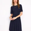 Louisa Short Jersey Dress Navy Louisa Short Jersey Dress Navy