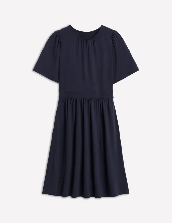 Louisa Short Jersey Dress Navy Louisa Short Jersey Dress Navy