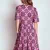 Louisa Short Jersey Dress Pink Lemonade, Bloom Mosaic Louisa Short Jersey Dress Pink Lemonade, Bloom Mosaic