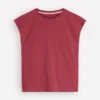 Louisa Slub T-Shirt Earth Red Louisa Slub T-Shirt Earth Red