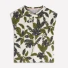 Louisa Slub T-Shirt Leaf Print Louisa Slub T-Shirt Leaf Print