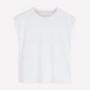 Louisa Slub T-Shirt White Louisa Slub T-Shirt White