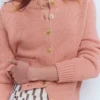 Lucy Chunky Cotton Cardigan Pink Lucy Chunky Cotton Cardigan Pink