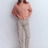 Lucy Chunky Cotton Cardigan Pink Lucy Chunky Cotton Cardigan Pink