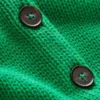 Lucy Chunky Cotton Cardigan Rich Emerald