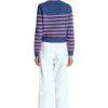 Lucy Chunky Cotton Sweater Blue, Pink Stripe Lucy Chunky Cotton Sweater Blue, Pink Stripe