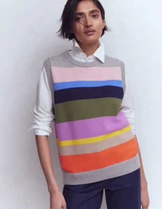 Lucy Cotton Vest Multi, Rainbow