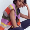Lucy Cotton Vest Multi, Rainbow Lucy Cotton Vest Multi, Rainbow