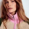 Lucy Half-zip Sweater Chinchilla Melange, Green Fir Lucy Half-zip Sweater Chinchilla Melange, Green Fir