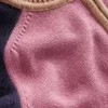 Lucy Half-zip Sweater Pink Heather, Navy Lucy Half-zip Sweater Pink Heather, Navy