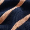Lucy Oversized Cotton Jumper Navy/ Camel Melange Lucy Oversized Cotton Jumper Navy/ Camel Melange