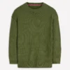 Lucy Oversized Cotton Jumper Promenade Green Lucy Oversized Cotton Jumper Promenade Green