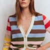 Lucy Relaxed Cotton Cardigan Multi Hotch Lucy Relaxed Cotton Cardigan Multi Hotch