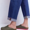 Lyla Colour Block Clogs Khaki/Pink Lyla Colour Block Clogs Khaki/Pink