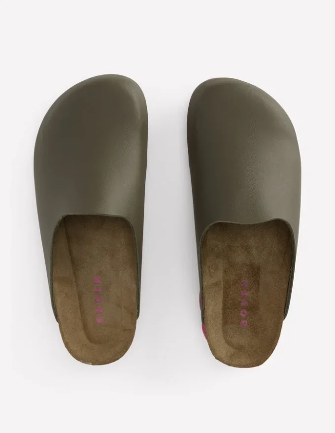 Lyla Colour Block Clogs Khaki/Pink Lyla Colour Block Clogs Khaki/Pink