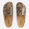 Lyla Colour Block Clogs Leopard