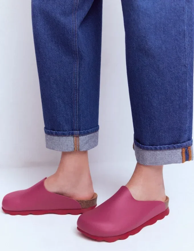 Lyla Colour Block Clogs Pink/Red Lyla Colour Block Clogs Pink/Red